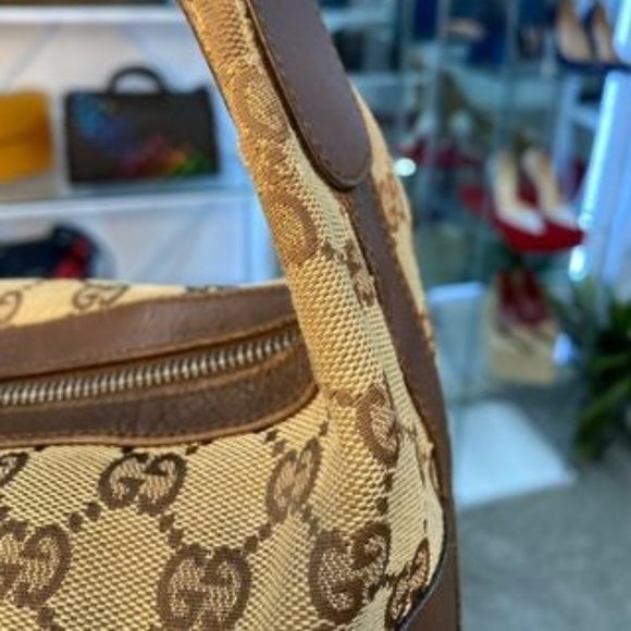Gucci GG Canvas Shoulder Bag VENDOR FIRST DIBS ONLINE - Picture 7 of 9